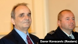 Branimir Glavaš tokom suđenja za ratne zločine, Zagreb, oktobar 2007. godine