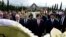 Траурная церемония на военном кладбище "Мухатгверди", 7 августа 2008 года 