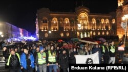 Protest 'Pravda za Davida' u decembru 2018.