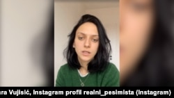 Sara Vujisić, bivša učenica podgoričke Gimnazije