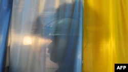 На одній із виборчих дільниць Горлівки, Донецька область