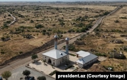 ახალაღდგენილი მეჩეთი აზერბაიჯანის აღდამის რაიონში