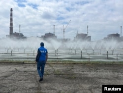 Эксперт МАГАТЭ на Запорожской АЭС, 15 июня 2023 года