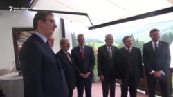 Predsednici Srbije i Kosova stigli u Alpbah Predsednici Srbije i Kosova stigli u Alpbah