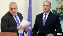 Bojko Borisov i Rumen Radev