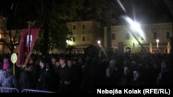 Protest je održan na Trgu Slobode u Trebinju